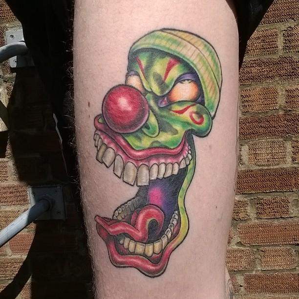 tatuaggio clown 109