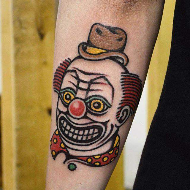 tatuaggio clown 13