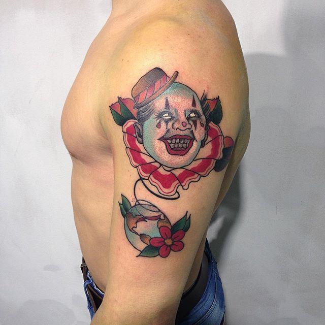 tatuaggio clown 21