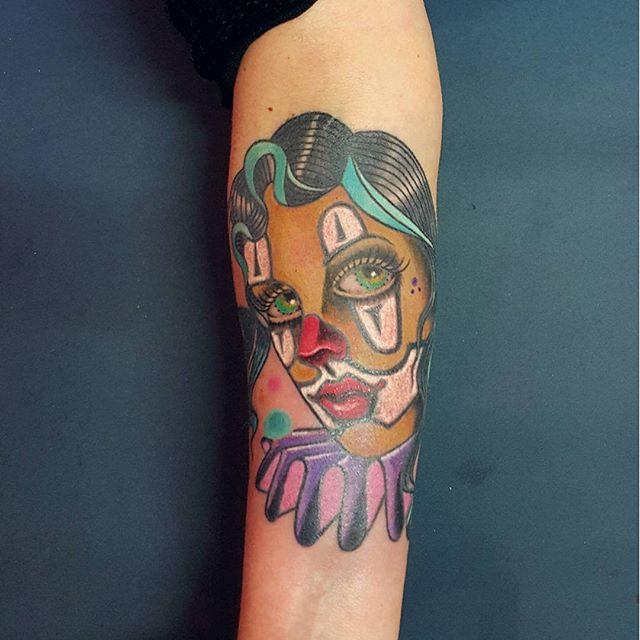 tatuaggio clown 25