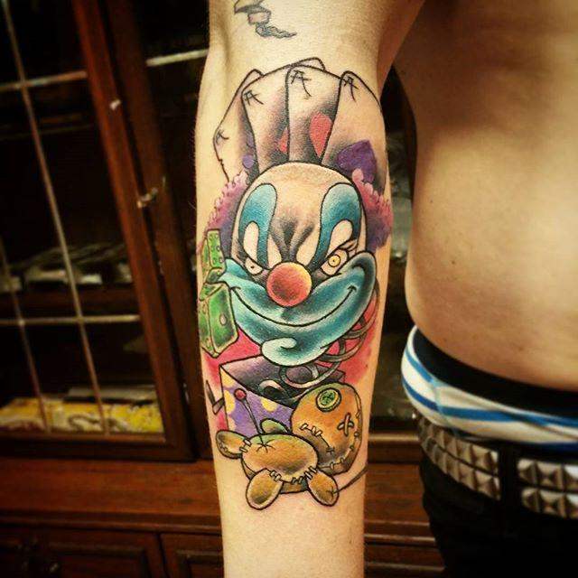 tatuaggio clown 33