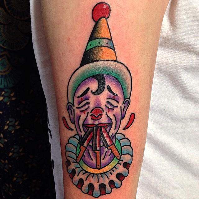 tatuaggio clown 39