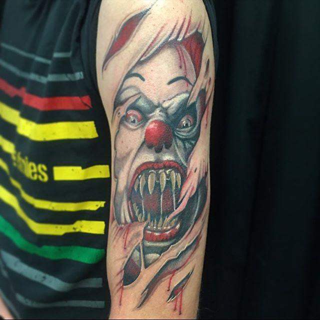 tatuaggio clown 49