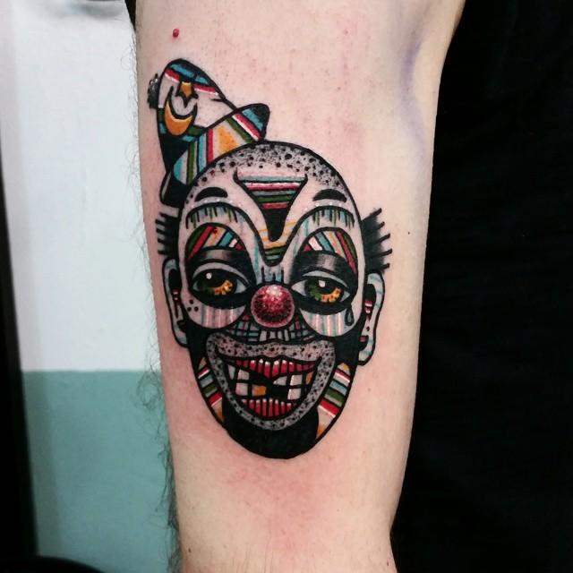 tatuaggio clown 53