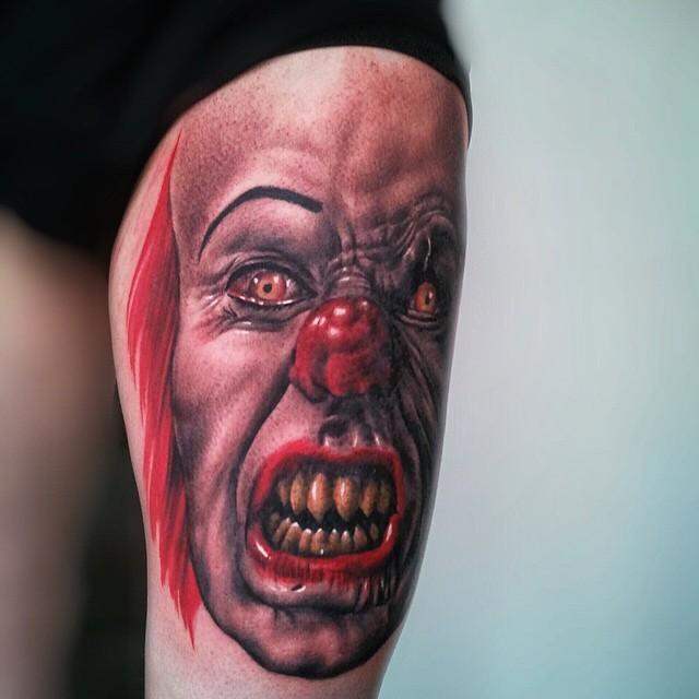 tatuaggio clown 55