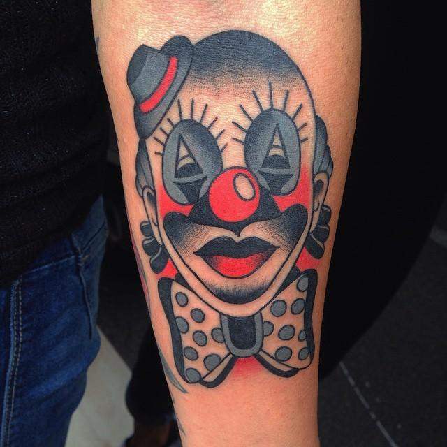 tatuaggio clown 61