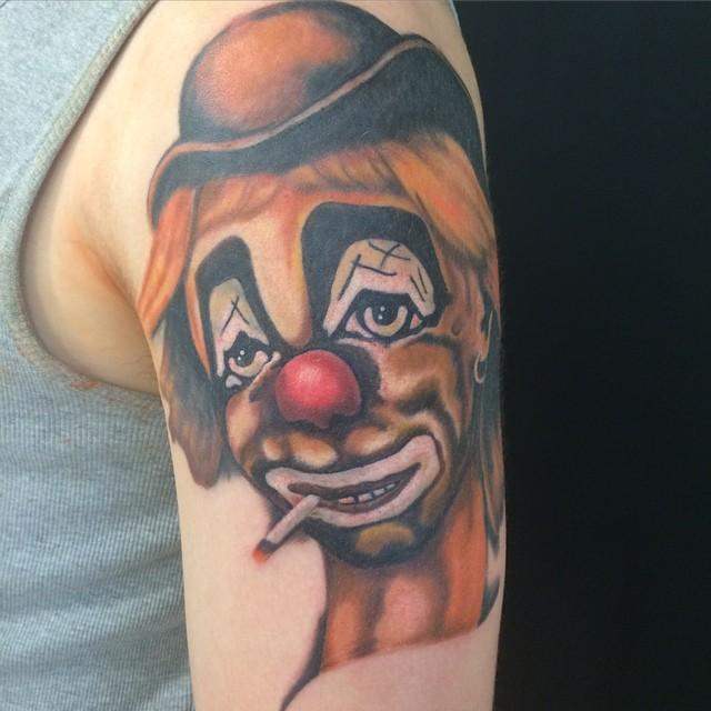 tatuaggio clown 63