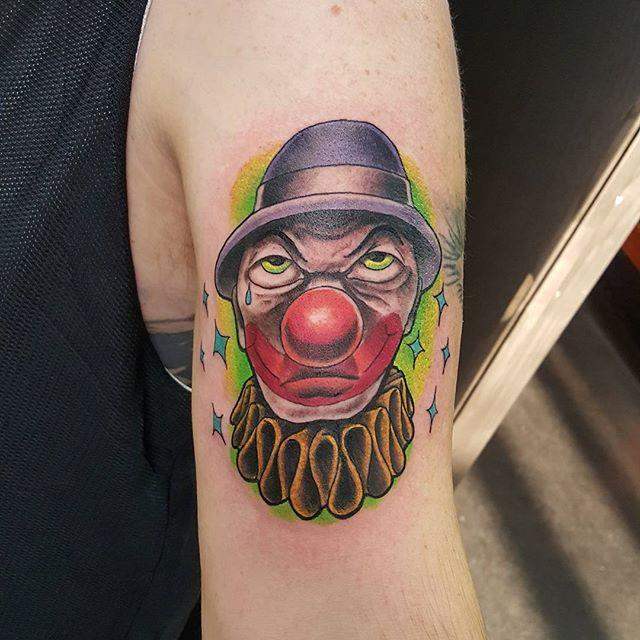 tatuaggio clown 71