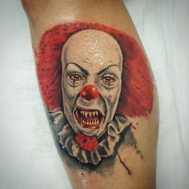 tatuaggio clown 81
