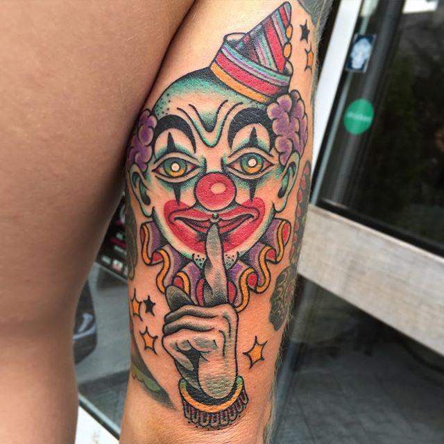 tatuaggio clown 89