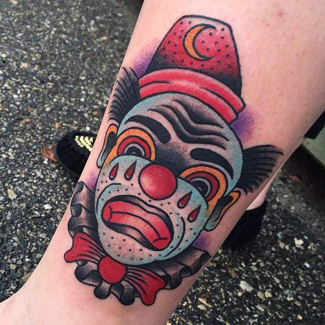 tatuaggio clown 93