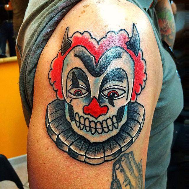 tatuaggio clown 99