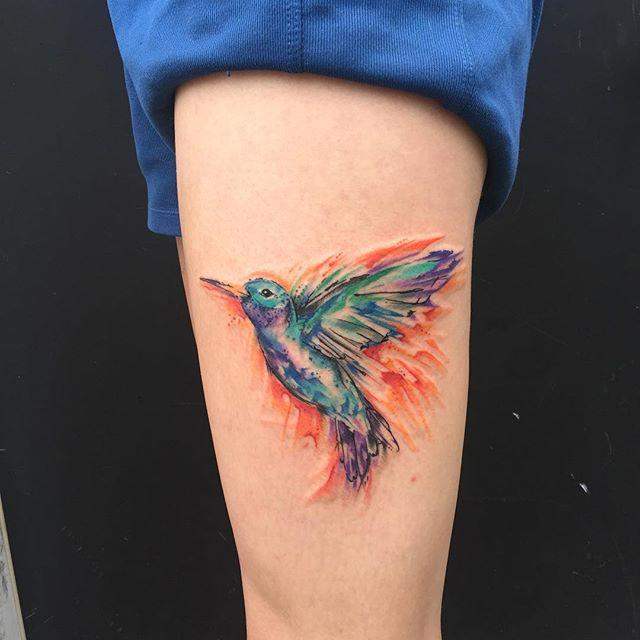 tatuaggio colibri 103