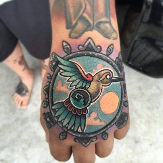 tatuaggio colibri 11