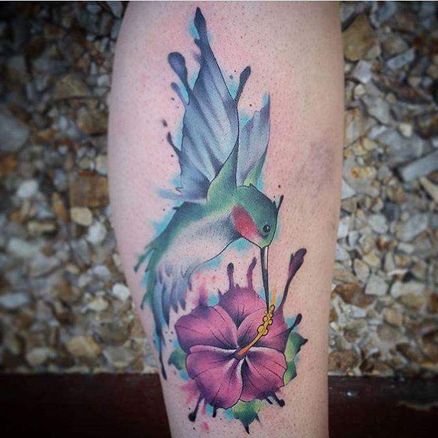 tatuaggio colibri 17