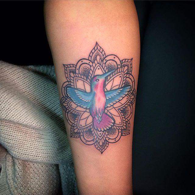 tatuaggio colibri 25