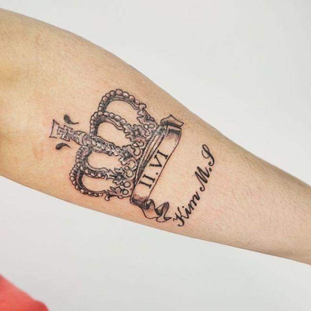 tatuaggio corona 89