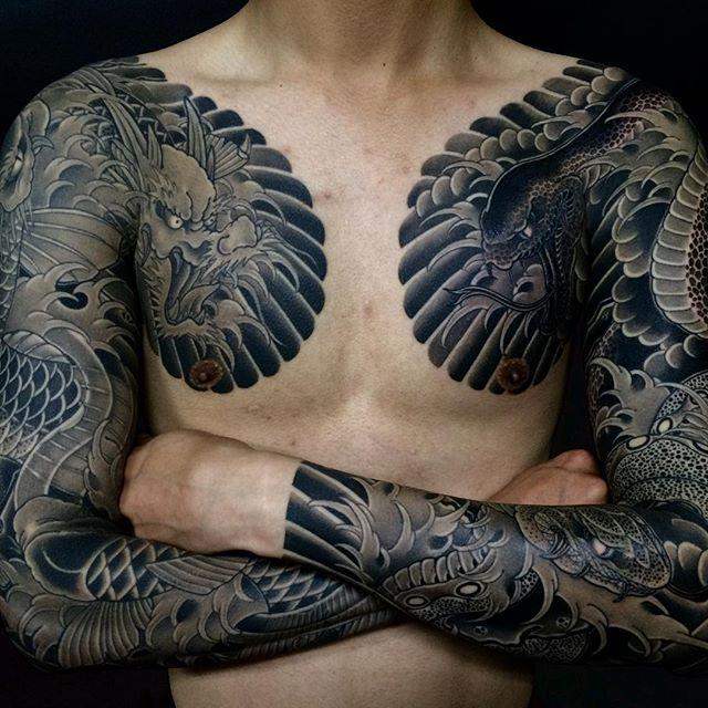 tatuaggio drago 113