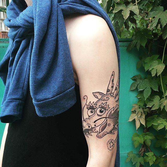 tatuaggio drago 125