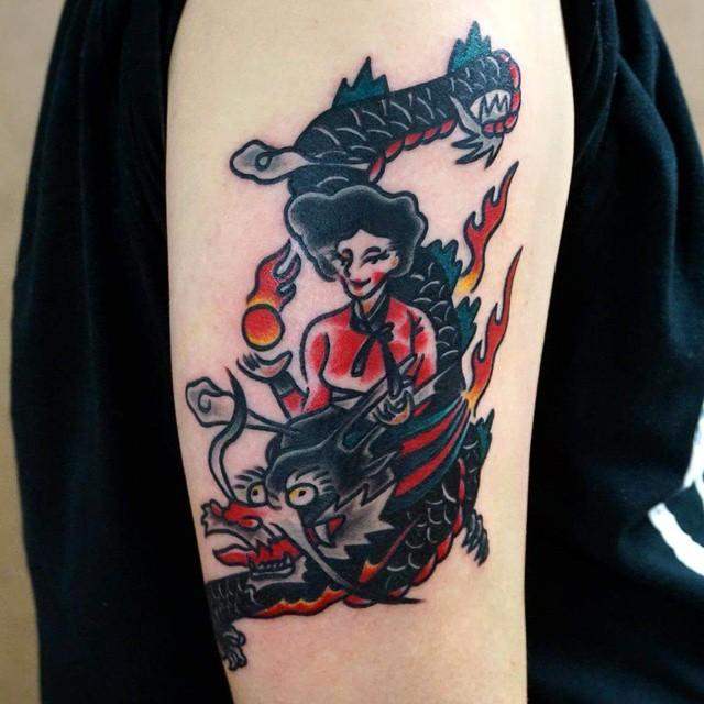 tatuaggio drago 127