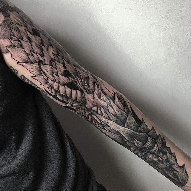 tatuaggio drago 51