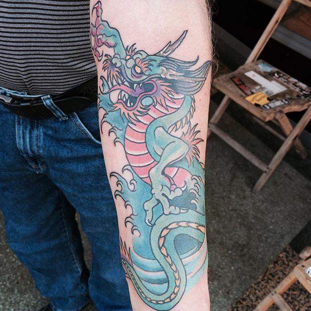 tatuaggio drago 75