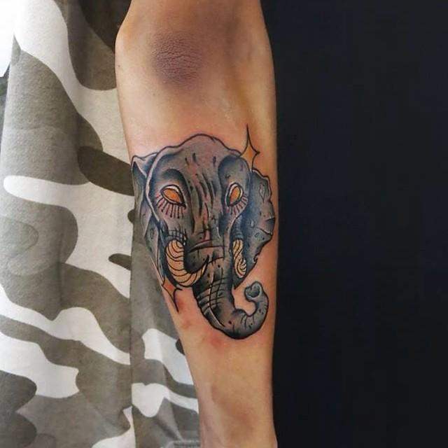 tatuaggio elefante 01