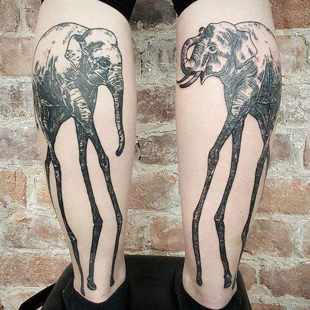 tatuaggio elefante 05