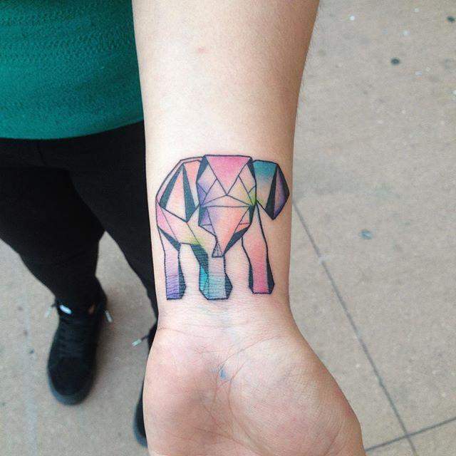 tatuaggio elefante 113