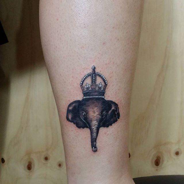 tatuaggio elefante 17