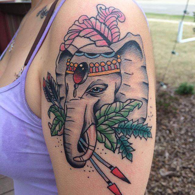 tatuaggio elefante 27