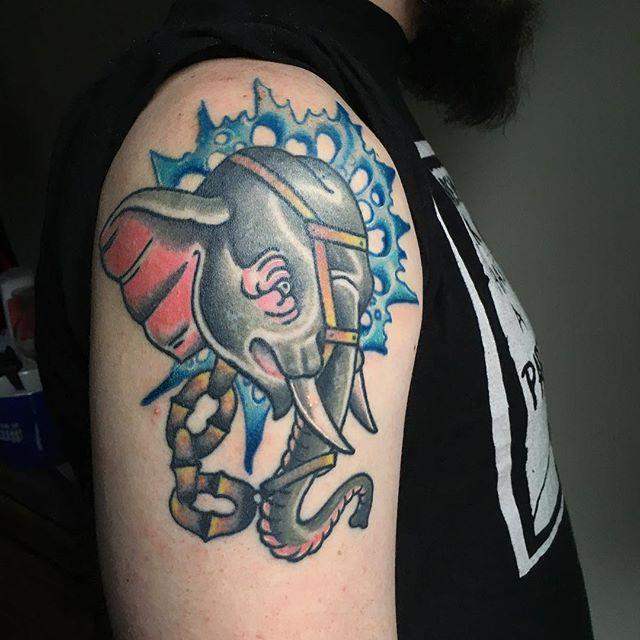 tatuaggio elefante 31