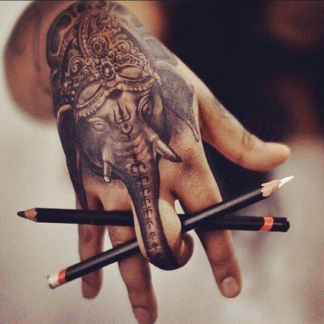 tatuaggio elefante 33