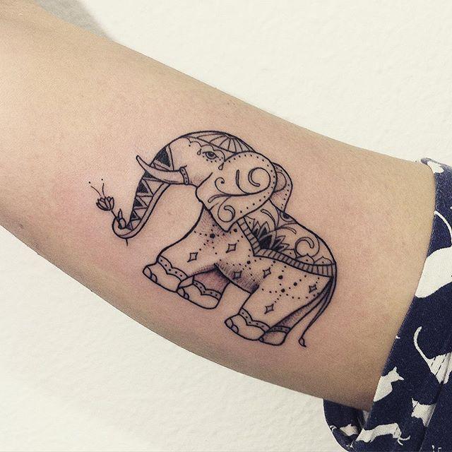 tatuaggio elefante 43