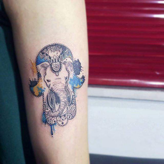 tatuaggio elefante 71