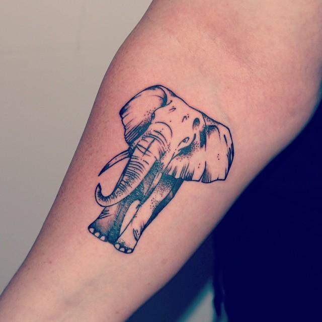 tatuaggio elefante 73