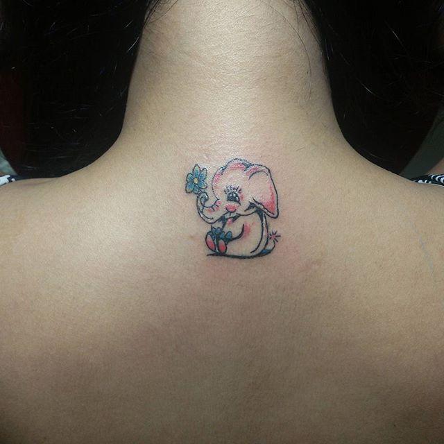 tatuaggio elefante 75