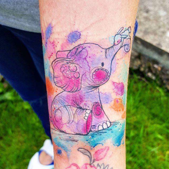 tatuaggio elefante 79