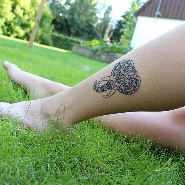 tatuaggio elefante 83