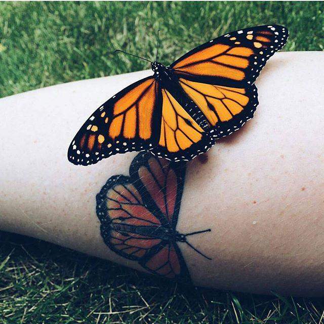 tatuaggio farfalla 153