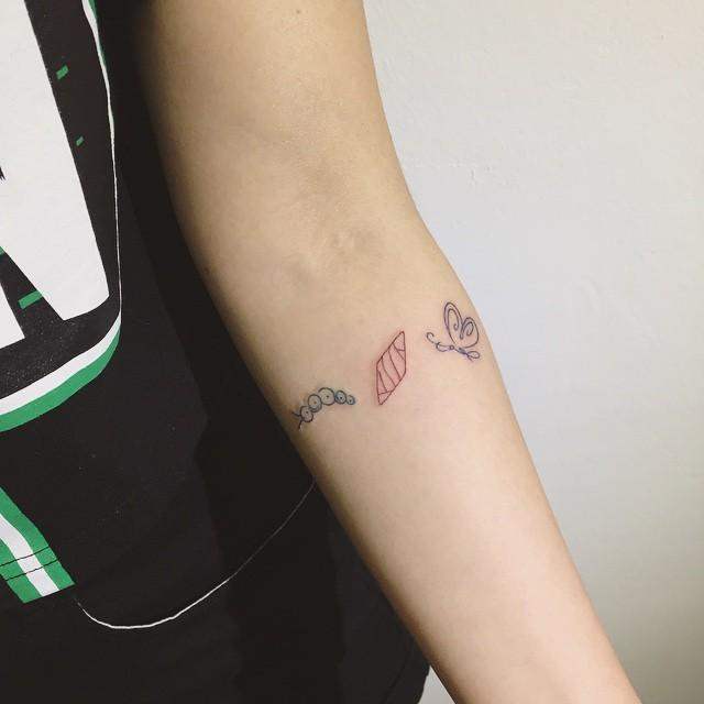 tatuaggio farfalla 19