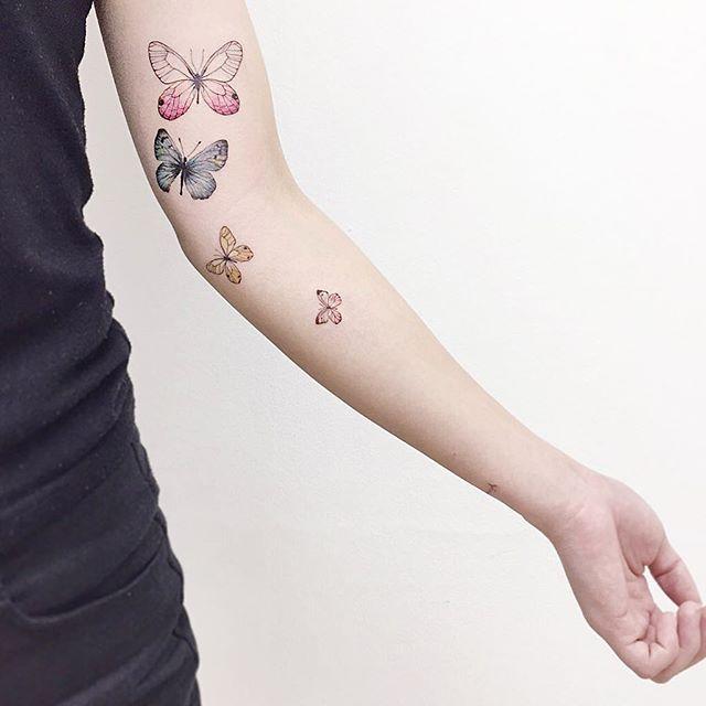 tatuaggio farfalla 31