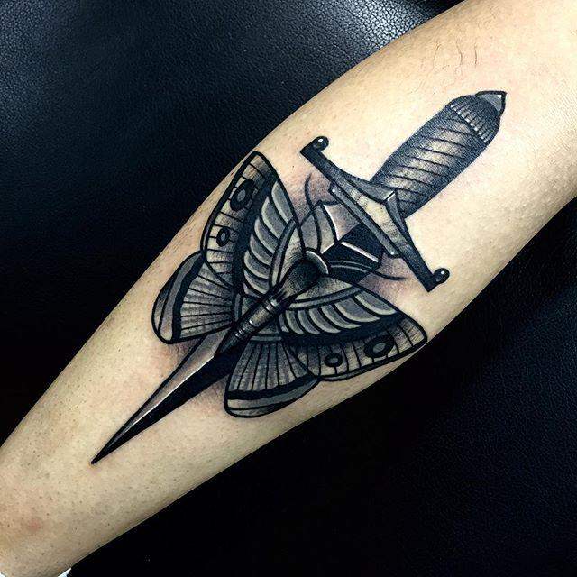 tatuaggio farfalla 43