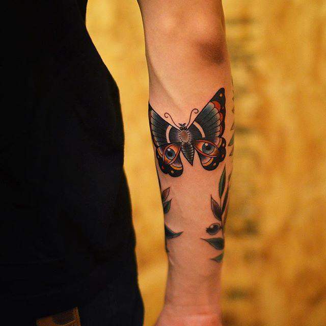 tatuaggio farfalla 45