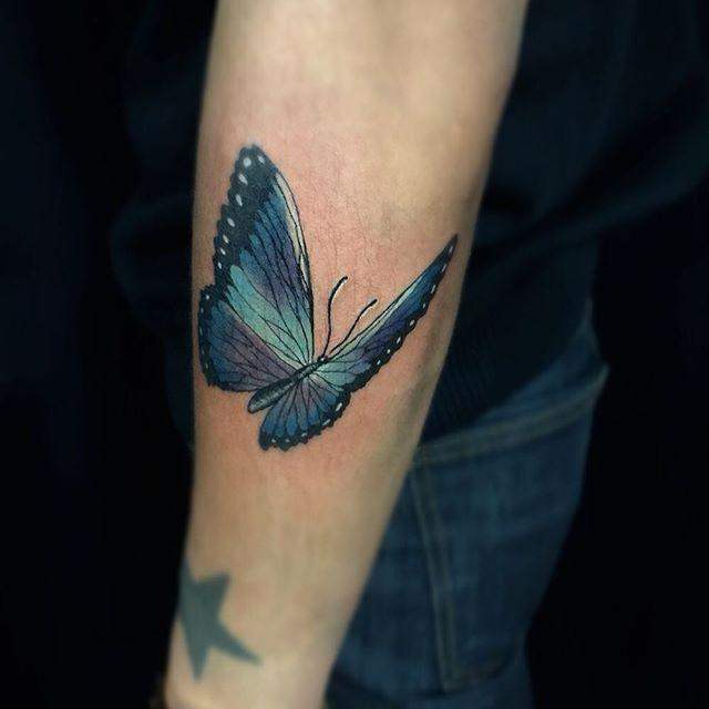 tatuaggio farfalla 57