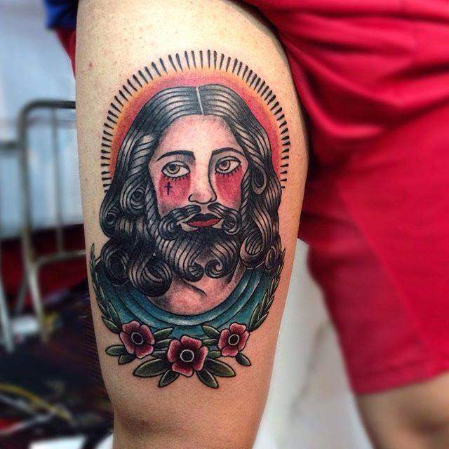 tatuaggio jesus 77