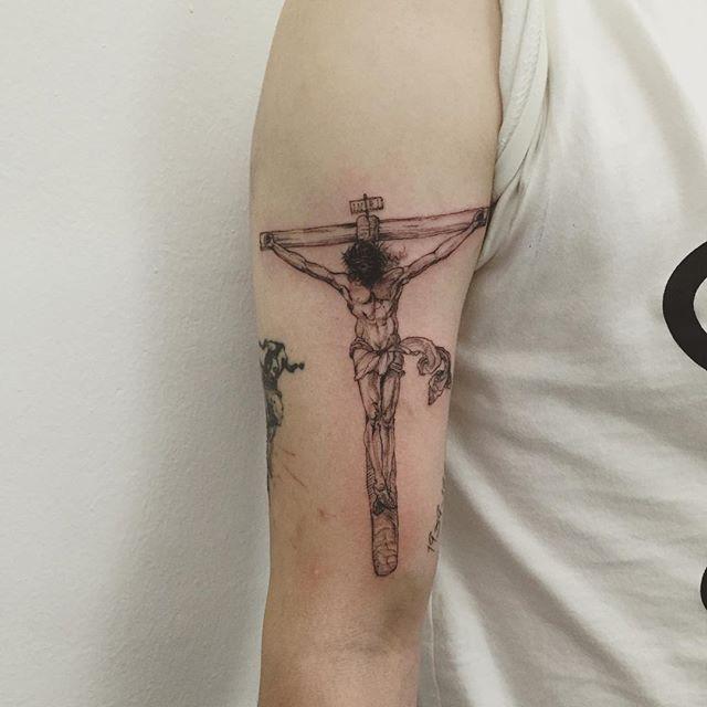 tatuaggio jesus 81