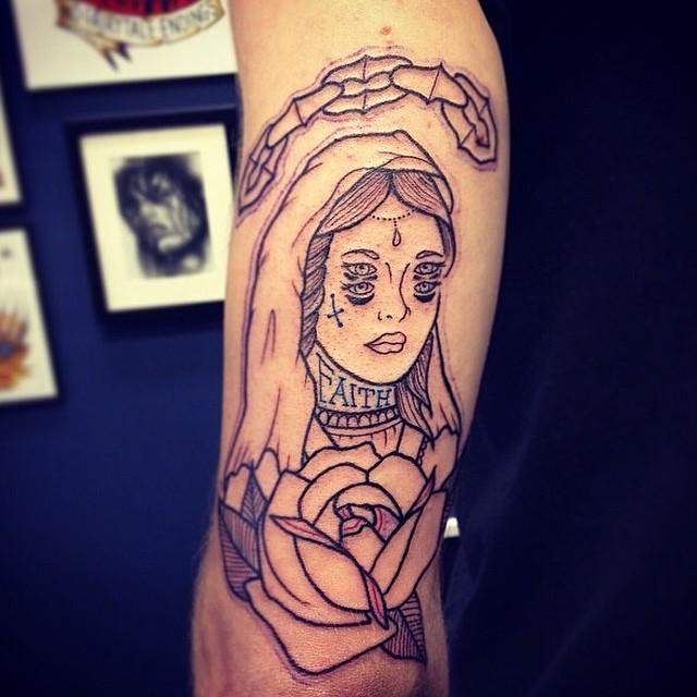 tatuaggio madonna maria 03