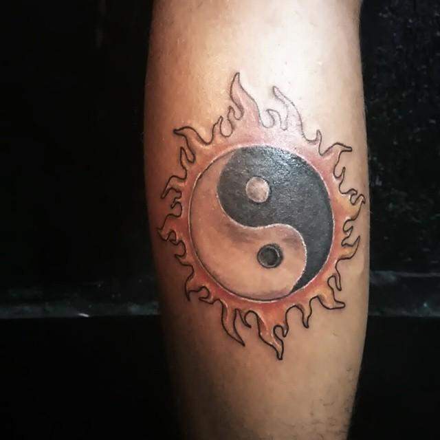 tatuaggio yin yang 107