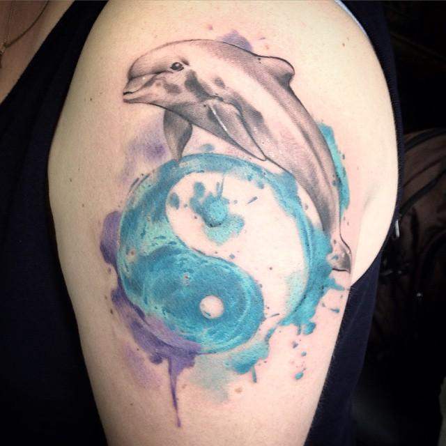 tatuaggio yin yang 15